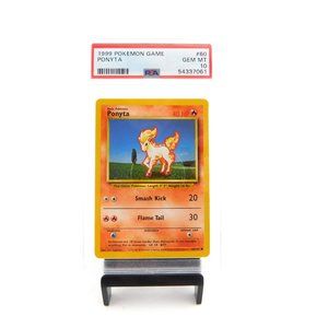 1999 Pokemon Base Set Unlimited #60 Ponyta PSA 10 GEM MINT